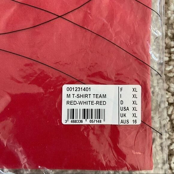 Arena Red and White T-Shirt - Picture 4 of 4